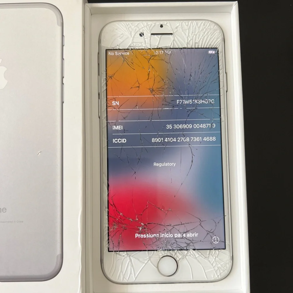 Apple glass cracked